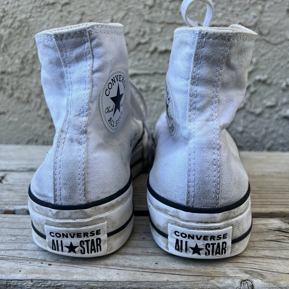 Converse Shoes Women Size 9 Chuck Taylor‎ All Star White Platform